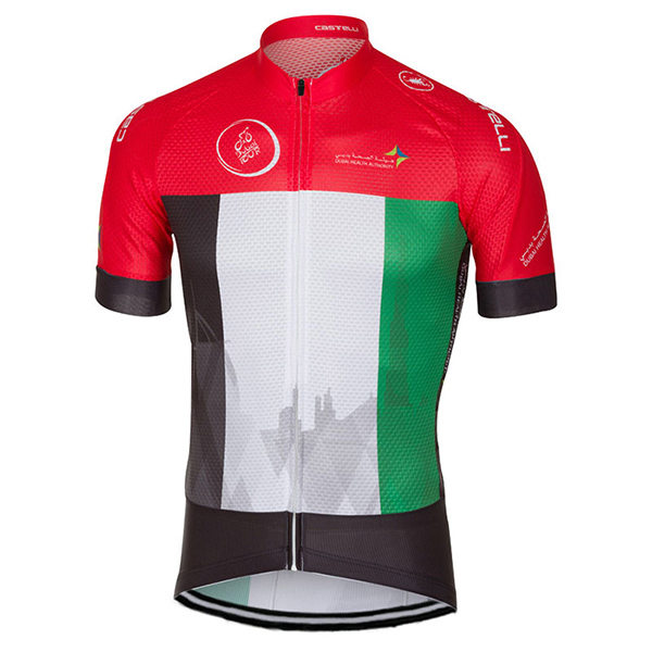 2017 Maglia Dubai Tour rosso - Clicca l'immagine per chiudere